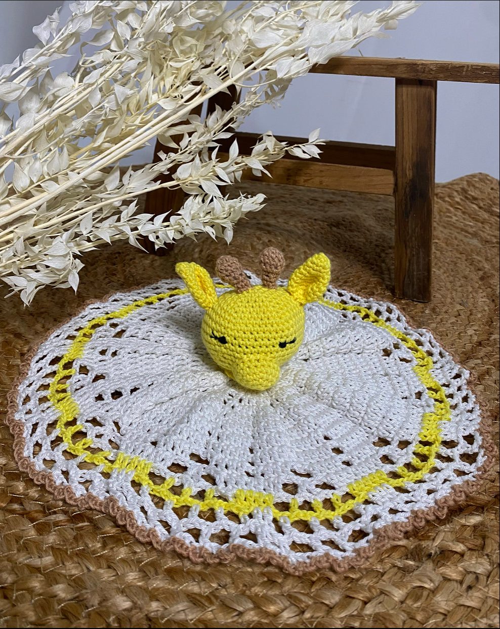 Doudou Crochet Unique fait main 100% Coton